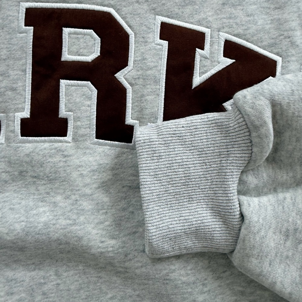 Parker Gray Sweatshirt with brown Lettering - Picture 6 of 6